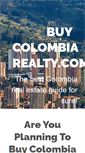 Mobile Screenshot of buycolombiarealty.com